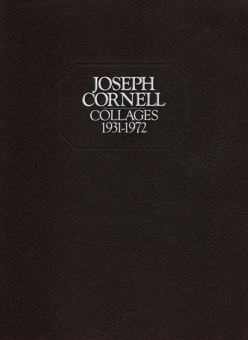 Cook Cover of Joseph Cornell Collages 1931-1972